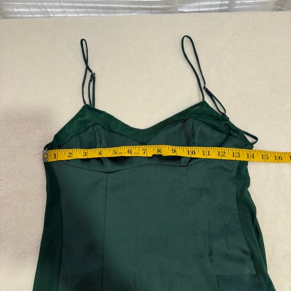 Free People Intimately City Cool Midi Slip In Evergreen Size Extra Small - Picture 10 of 11